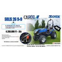 SOLIS 26 9+9  TRAKTOR AKCIÓ